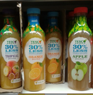 Tesco: reformulation might be the answer to keep consumer's choice without pouring sugar on them.